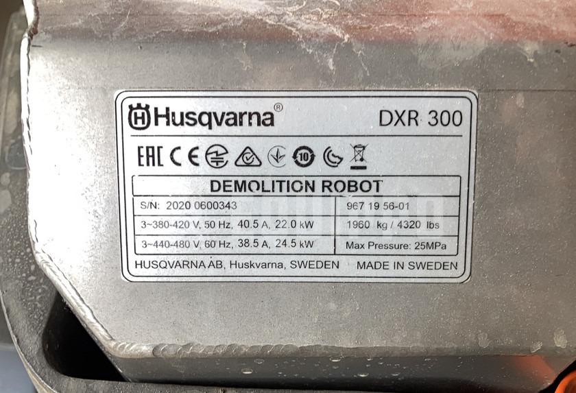 Minigraafmachine Husqvarna dxr300 Demolition Excavator Husqvarna dxr300 Demolition Excavator- Photo 3