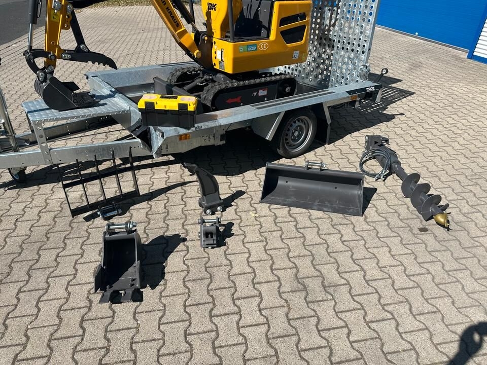 Minibagger Minibagger BK900A + Tieflader + Zubehör *INKL.19% MWST*BERGER KRAUS*SOFORT!* Minibagger BK900A + Tieflader + Zubehör *INKL.19% MWST*BERGER KRAUS*SOFORT!*- Photo 3