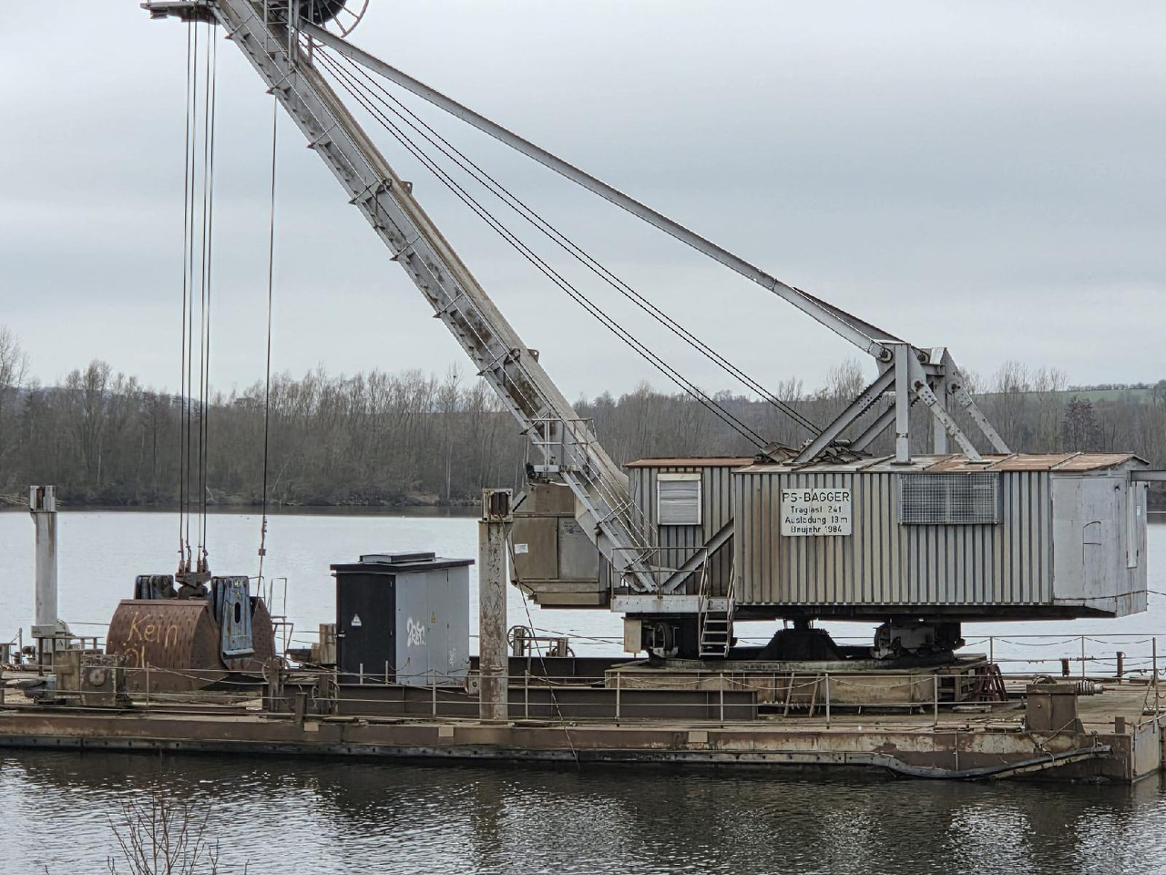 Excavator Seilbagger/ Schimmbagger Schwimmender Seilbagger / Ponton-Bagger – Baujahr 1984 Seilbagger/ Schimmbagger Schwimmender Seilbagger / Ponton-Bagger – Baujahr 1984- Photo 3