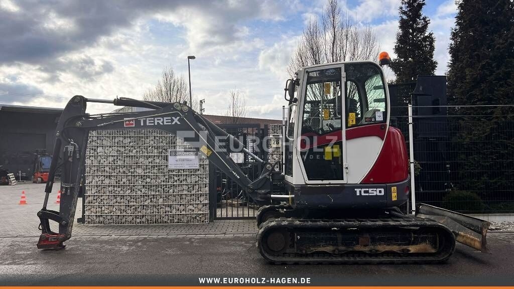 Mini pelle Terex Minibagger TC 50, Schnellwechsler MS03, Knickmatik- Photo 2
