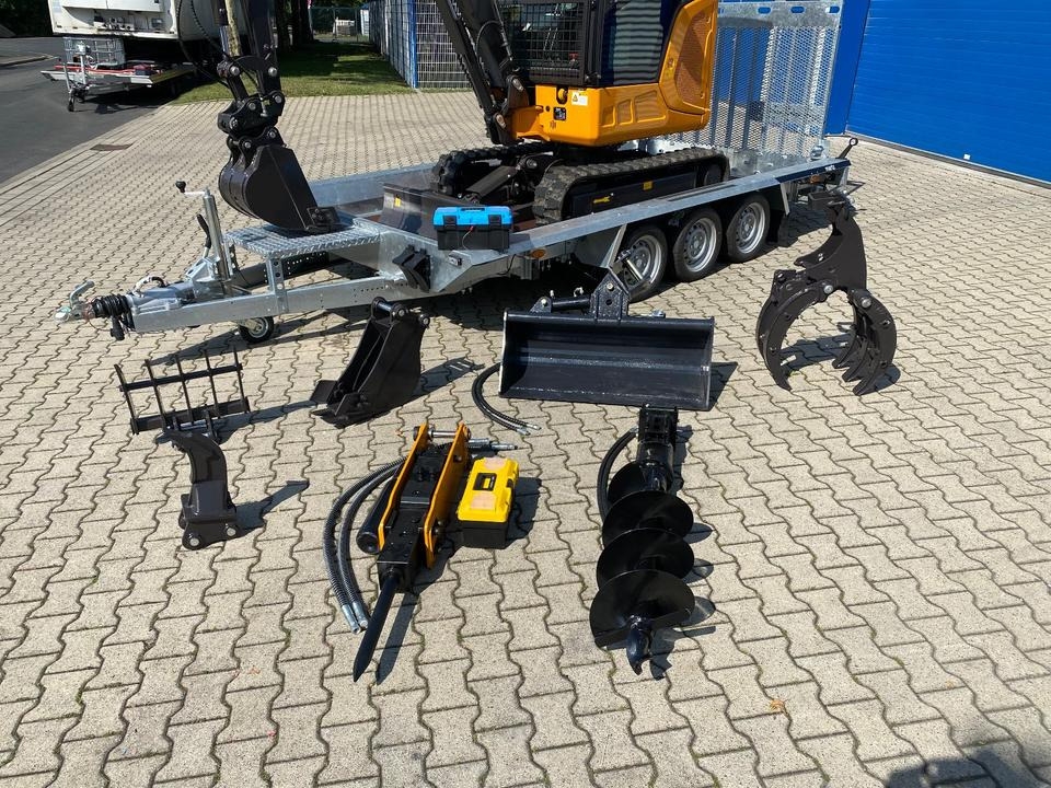 Minibagger Minibagger BK2800ASR + Tieflader + Zubehör *INKL.19% MWST*BERGER KRAUS*KUBOTA*SCHWENKARM* VERSTELLFAHRWERK*KLIMA* Minibagger BK2800ASR + Tieflader + Zubehör *INKL.19% MWST*BERGER KRAUS*KUBOTA*SCHWENKARM* VERSTELLFAHRWERK*KLIMA*- Photo 3