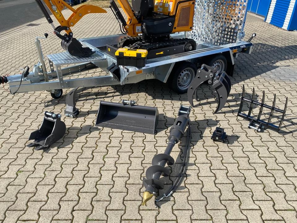 Minibagger Minibagger BK1300JSR + Tieflader + Zubehör *INKL.19% MWST*BERGER KRAUS*VERSTELLFAHRWERK* KUBOTA*SOFORT!* Minibagger BK1300JSR + Tieflader + Zubehör *INKL.19% MWST*BERGER KRAUS*VERSTELLFAHRWERK* KUBOTA*SOFORT!*- Photo 3