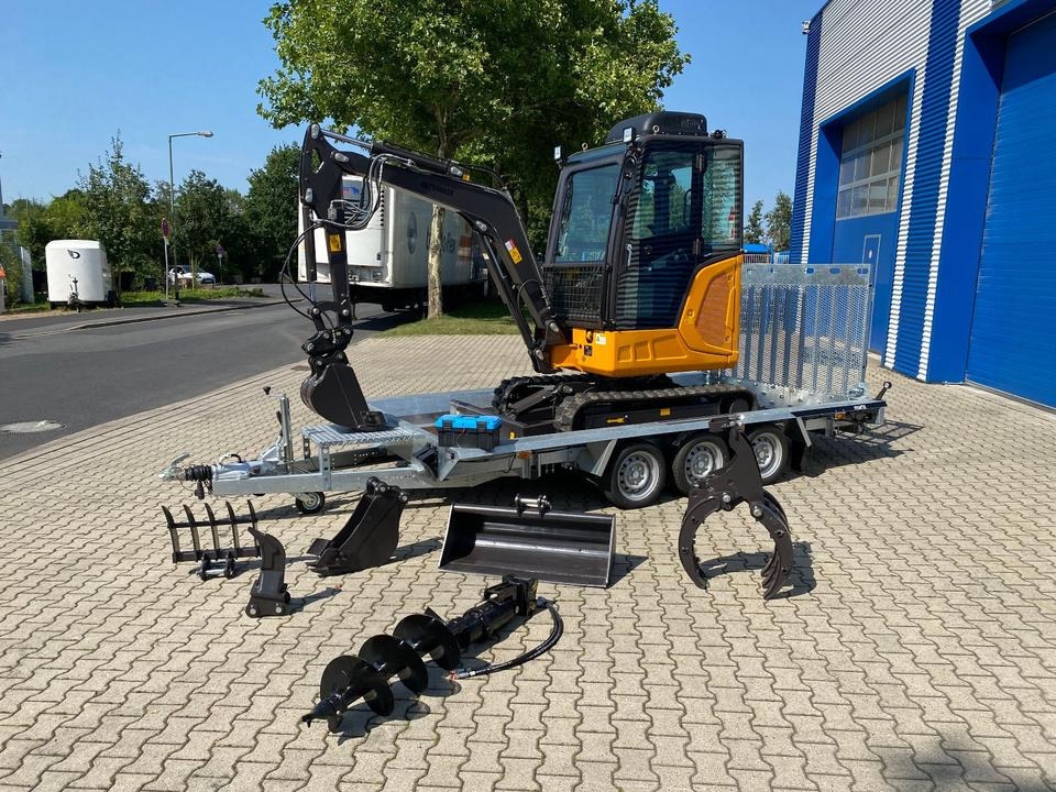 Minibagger Minibagger BK2800ASR + Tieflader + Zubehör *INKL.19% MWST*BERGER KRAUS*KUBOTA*SCHWENKARM* VERSTELLFAHRWERK*KLIMA* Minibagger BK2800ASR + Tieflader + Zubehör *INKL.19% MWST*BERGER KRAUS*KUBOTA*SCHWENKARM* VERSTELLFAHRWERK*KLIMA*- Photo 2