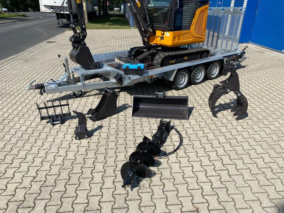 Minibagger Minibagger BK2800ASR + Tieflader + Zubehör *INKL.19% MWST*BERGER KRAUS*KUBOTA*SCHWENKARM* VERSTELLFAHRWERK*KLIMA* Minibagger BK2800ASR + Tieflader + Zubehör *INKL.19% MWST*BERGER KRAUS*KUBOTA*SCHWENKARM* VERSTELLFAHRWERK*KLIMA*- Photo 3
