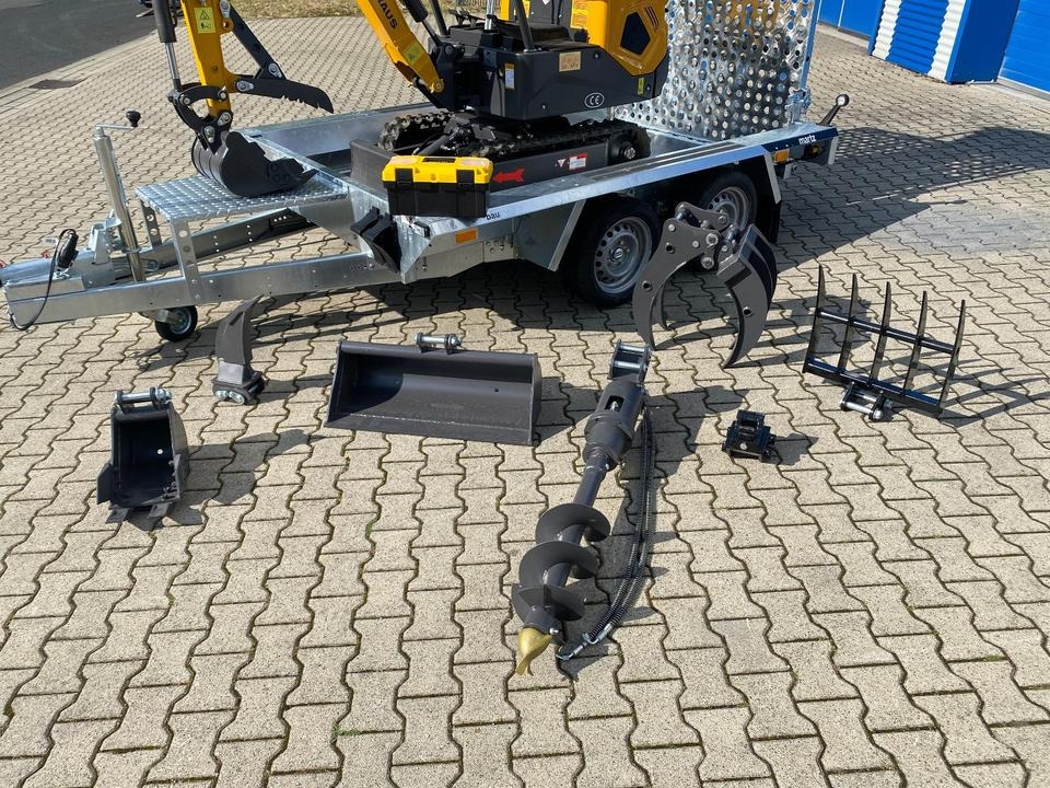 Minibagger Minibagger BK1000JS + Tieflader + Zubehör *HERBSTAKTION*INKL.19% MWST*BERGER KRAUS*SOFORT!* Minibagger BK1000JS + Tieflader + Zubehör *HERBSTAKTION*INKL.19% MWST*BERGER KRAUS*SOFORT!*- Photo 3