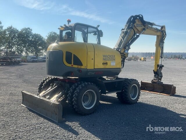 Pelle sur pneus 2022 Wacker Neuson EW100 Wheel Excavator- Photo 2