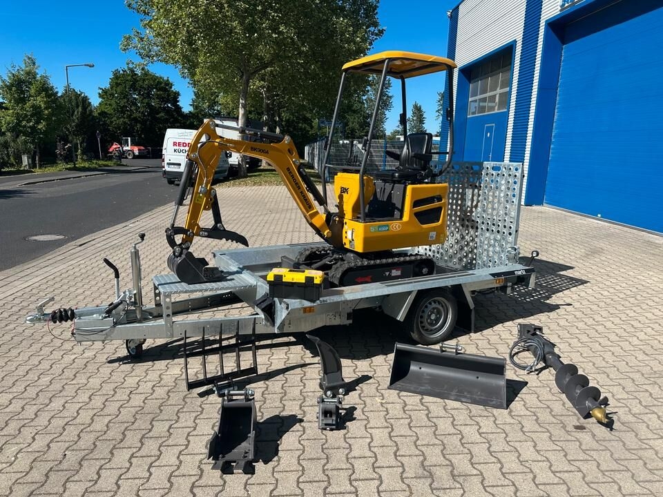 Minibagger Minibagger BK900A + Tieflader + Zubehör *INKL.19% MWST*BERGER KRAUS*SOFORT!* Minibagger BK900A + Tieflader + Zubehör *INKL.19% MWST*BERGER KRAUS*SOFORT!*- Photo 2