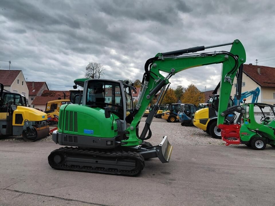 Minibagger Neuson ET 65 Minibagger Verstellausleger Powertilt Bagger Wacker- Photo 3