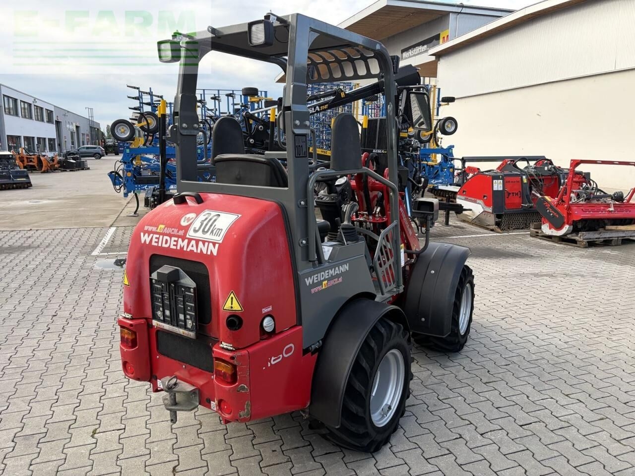 Minigraafmachine Weidemann 1160 mit euro 30km/h hochdruckfahrantrieb- Photo 2