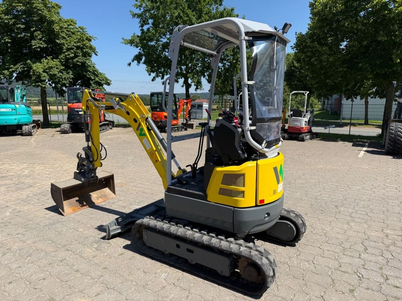 Minibagger Wacker EZ 17e, Elektro, Bj 22, 286 BH, Tilt HS01, TL GL- Photo 2
