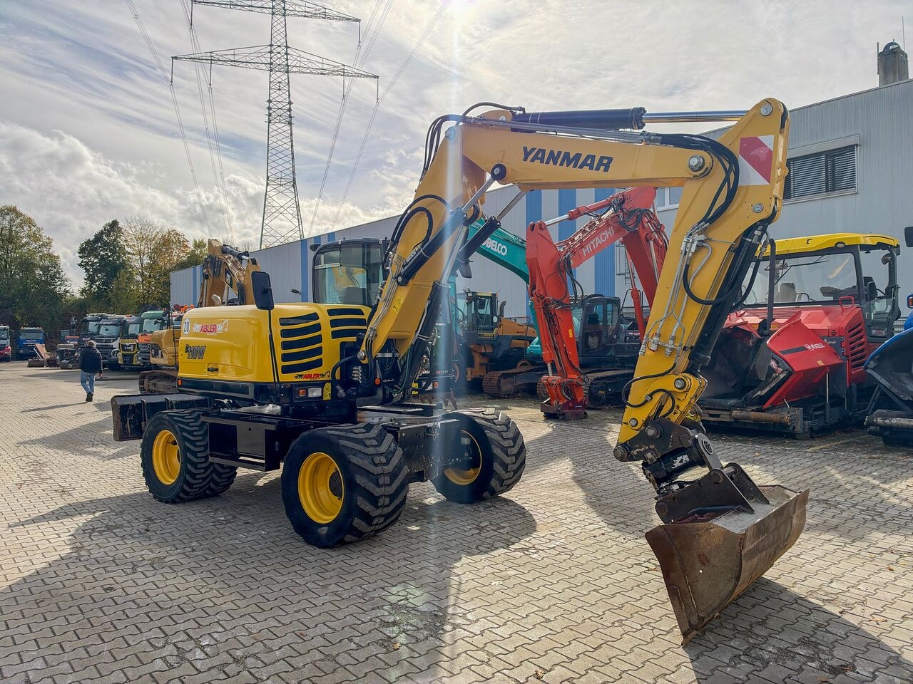 Graafmachine Yanmar B110W Powertilt SW hydr. Kamera- Photo 3