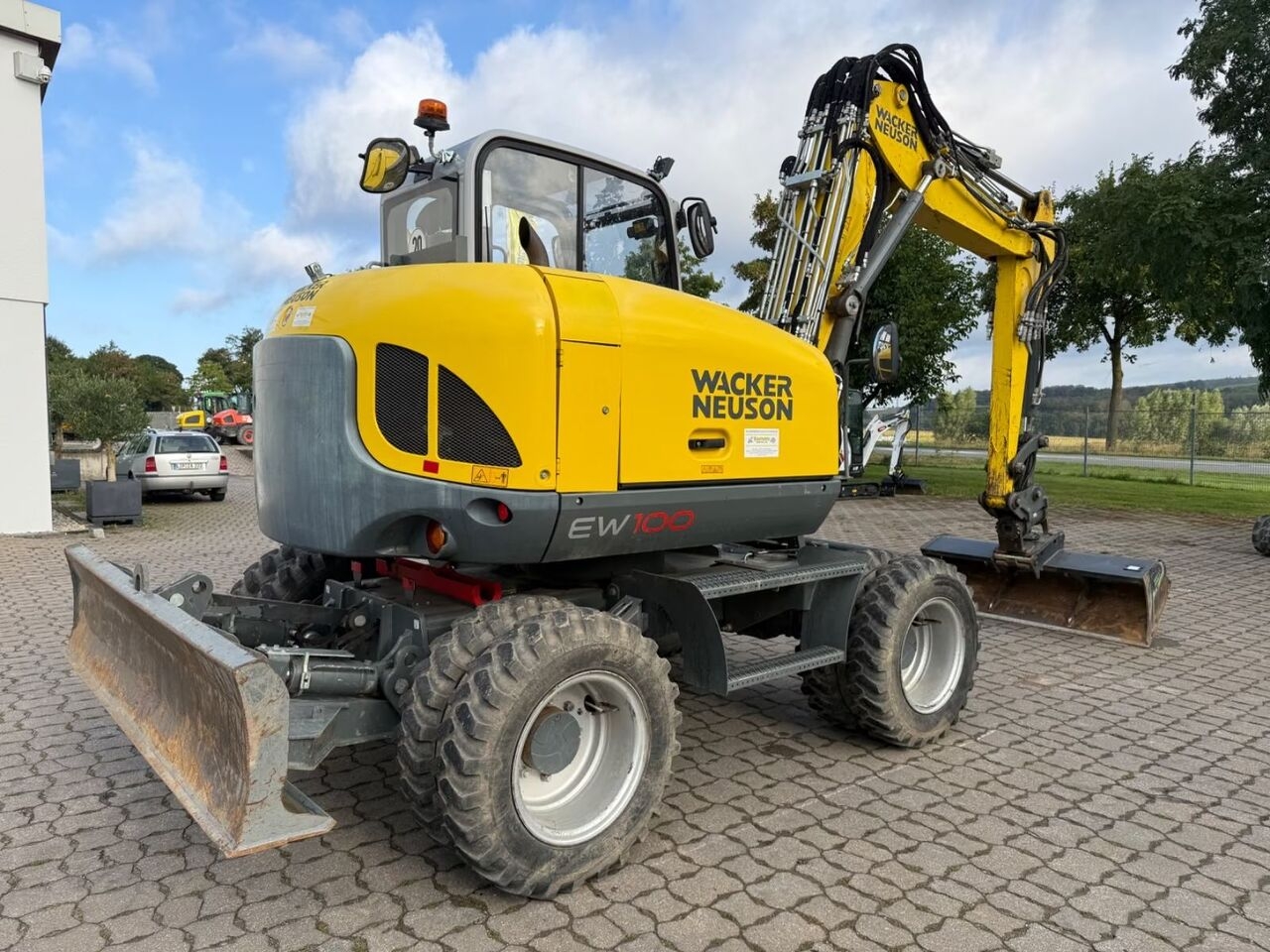 Wheel excavator Wacker EW 100, Bj 21, 1650 BH, VA, Powertilt HS08, GL- Photo 3