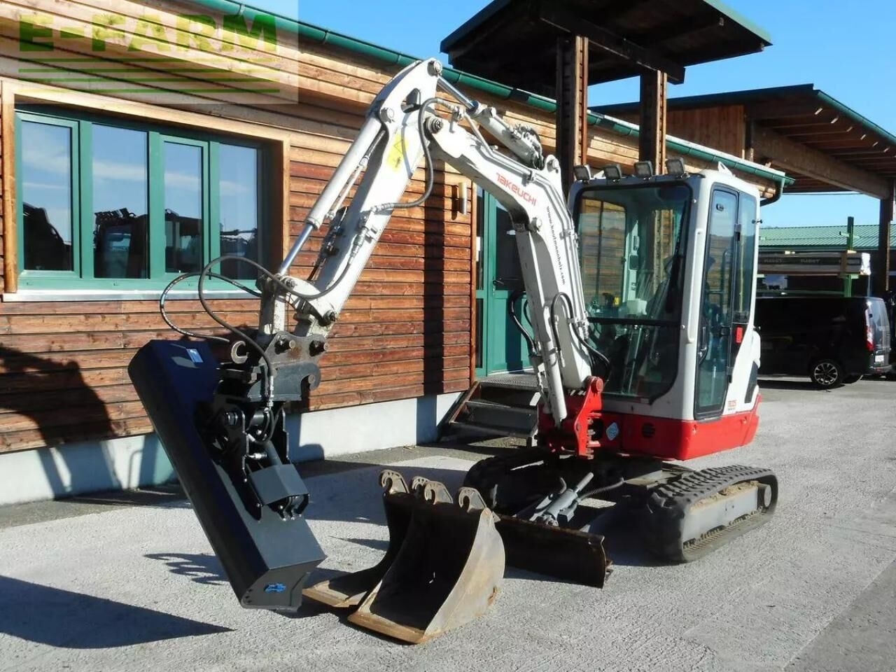 Minibagger Takeuchi tb 225 ( 2.400kg ) mit hydr. verstellfahrwerk- Photo 2