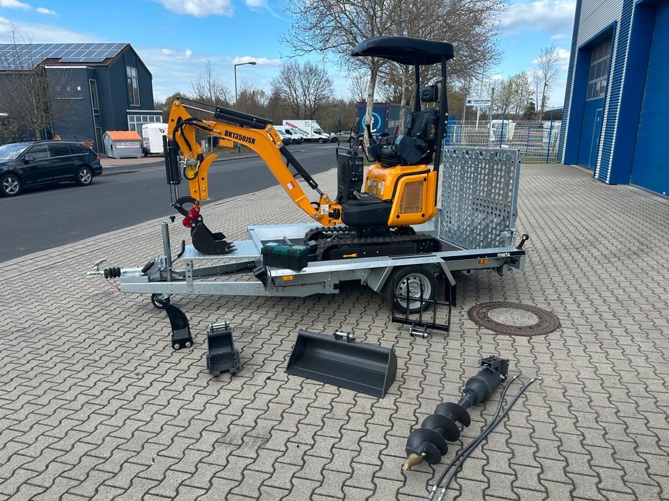 Minigraafmachine Minibagger BK1350JSR + Tieflader + Zubehör *INKL.19% MWST*BERGER KRAUS*VERSTELLFAHRWERK* KUBOTA*SOFORT!* Minibagger BK1350JSR + Tieflader + Zubehör *INKL.19% MWST*BERGER KRAUS*VERSTELLFAHRWERK* KUBOTA*SOFORT!*- Photo 2