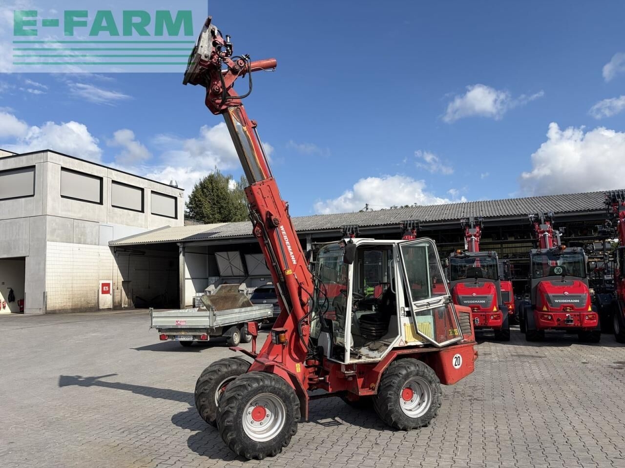 Minigraafmachine Weidemann 2006 teleskoplader euro & weidemann- Photo 2