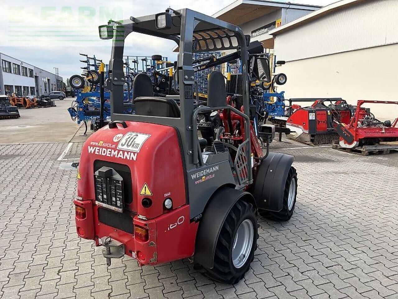 Minibagger Weidemann 1160 mit euro 30km/h hochdruckfahrantrieb- Photo 2