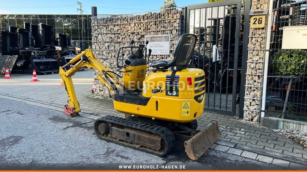 Mini pelle Komatsu Minibagger PC09, Schnellwechsler MS01, Knickmatick- Photo 3
