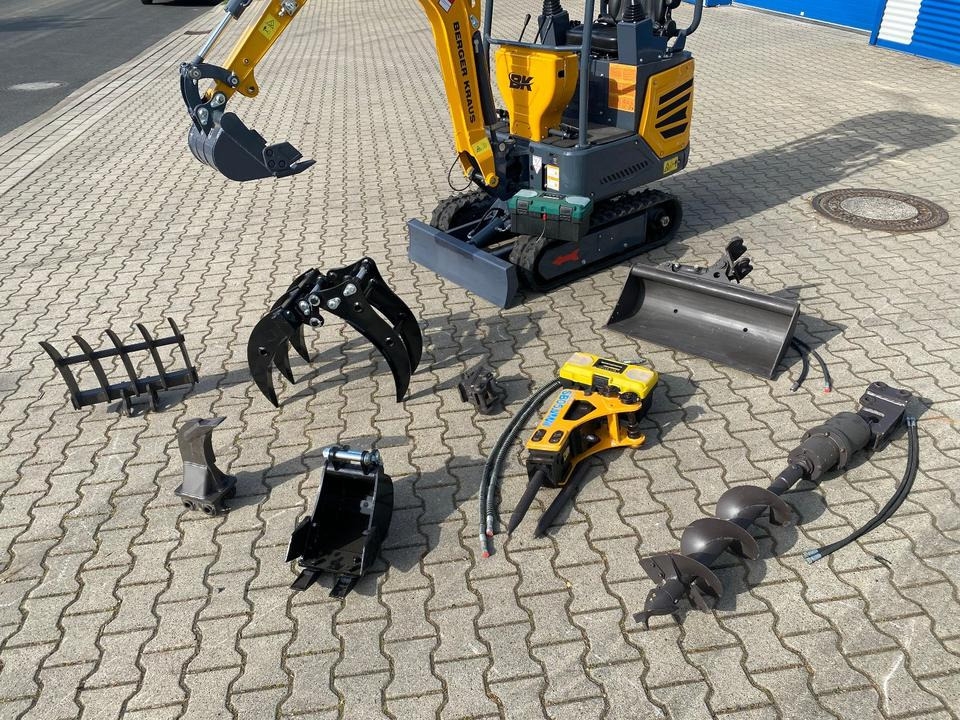 Minigraafmachine Minibagger BK1250JS + Zubehör *INKL.19% MWST*KUBOTA*BERGER KRAUS*JOYSTICK*SOFORT!* Minibagger BK1250JS + Zubehör *INKL.19% MWST*KUBOTA*BERGER KRAUS*JOYSTICK*SOFORT!*- Photo 3