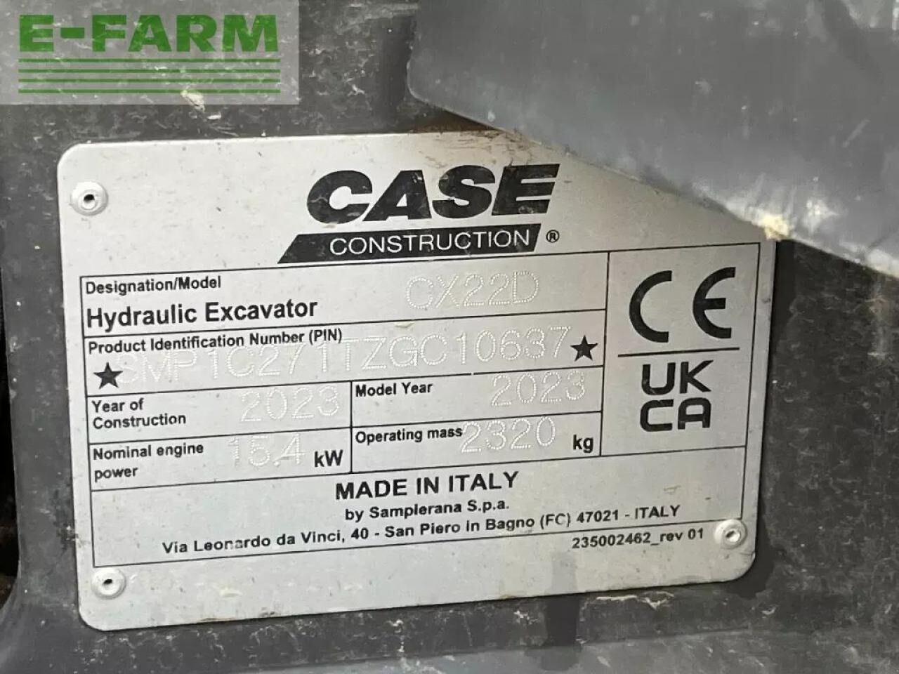 Minibagger Case-IH cx 22 d- Photo 3