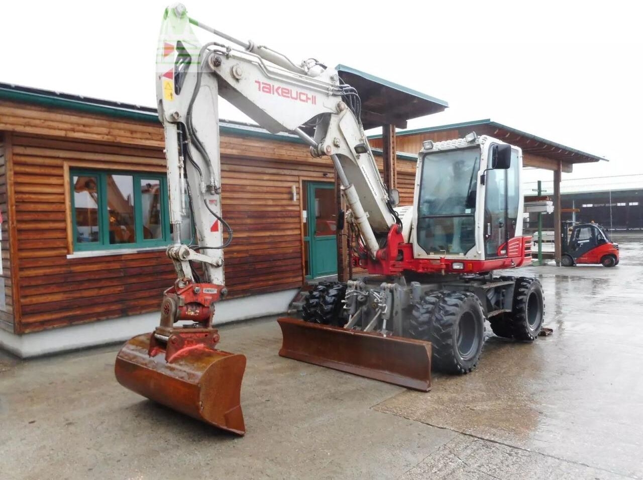 Mobilbagger Takeuchi tb295w mit vollausstattung u. 3 löffel ( zentra- Photo 2