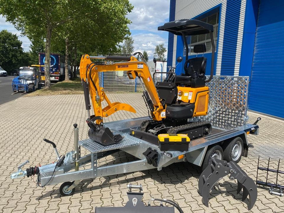 Mini pelle Minibagger BK1300JSR + Tieflader + Zubehör *INKL.19% MWST*BERGER KRAUS*VERSTELLFAHRWERK* KUBOTA*SOFORT!* Minibagger BK1300JSR + Tieflader + Zubehör *INKL.19% MWST*BERGER KRAUS*VERSTELLFAHRWERK* KUBOTA*SOFORT!*- Photo 3