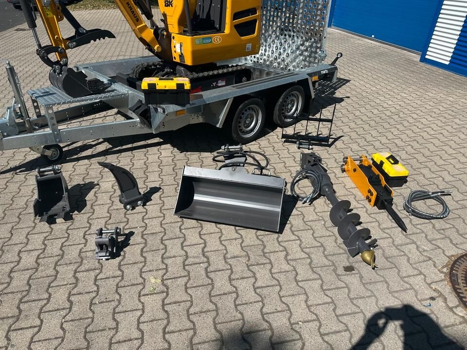 Minibagger Minibagger BK900A + Tieflader + Zubehör *INKL.19% MWST*BERGER KRAUS*SOFORT* Minibagger BK900A + Tieflader + Zubehör *INKL.19% MWST*BERGER KRAUS*SOFORT*- Photo 2