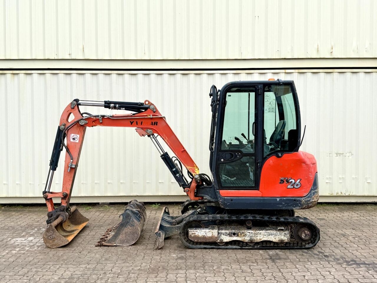 Minigraafmachine Yanmar SV26 / 2018 BJ / 3.582 H / 3 x Löffel- Photo 2