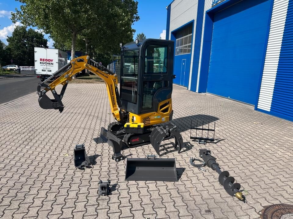 Minibagger Minibagger BK1000KJSR inkl. kleinem Zubehörpaket *INKL.19% MWST*BERGER KRAUS* VERSTELLFAHRWERK*SCHWENKARM*SOFORT!*- Photo 2