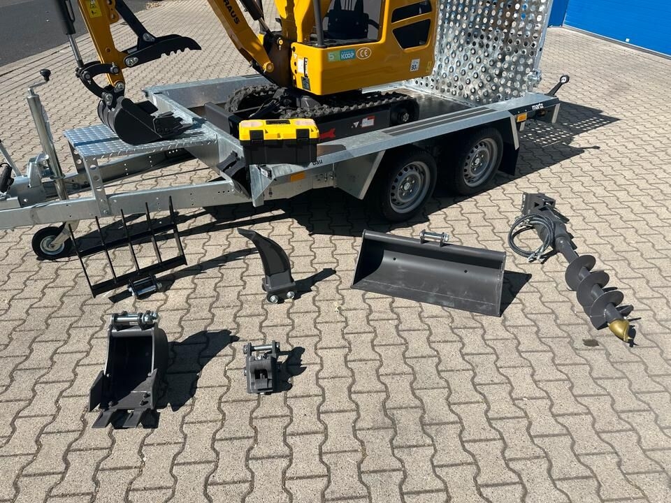 Minibagger Minibagger BK900A + Tieflader + Zubehör *INKL.19% MWST*BERGER KRAUS*SOFORT!* Minibagger BK900A + Tieflader + Zubehör *INKL.19% MWST*BERGER KRAUS*SOFORT!*- Photo 3