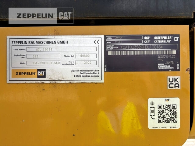 Sloop graafmachine Cat 352-07AUHD- Photo 2