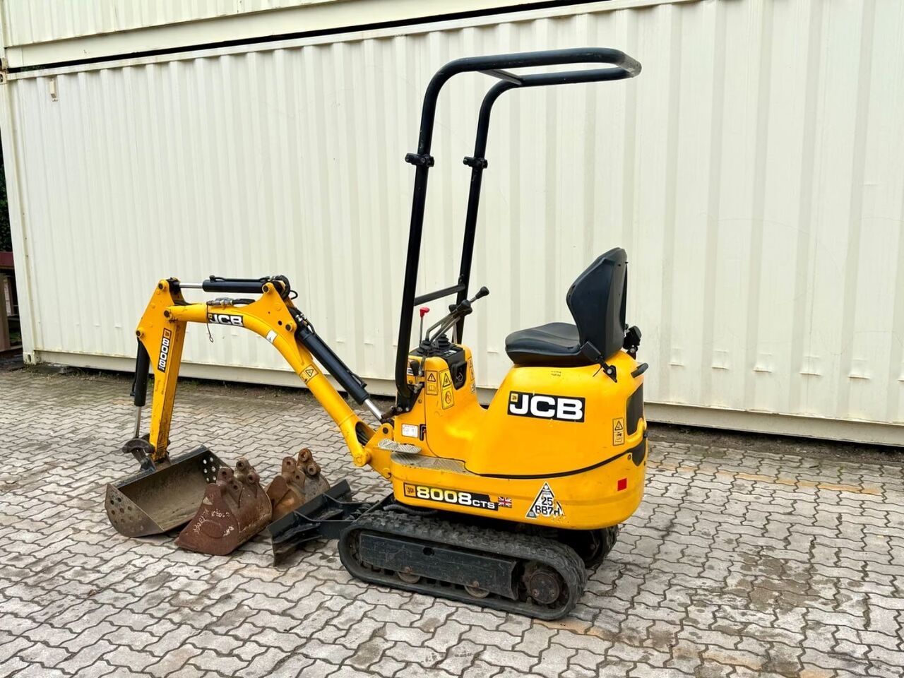 Minigraafmachine JCB 8008 CTS / 2021 BJ / 623 H / 3 x Löffel- Photo 3