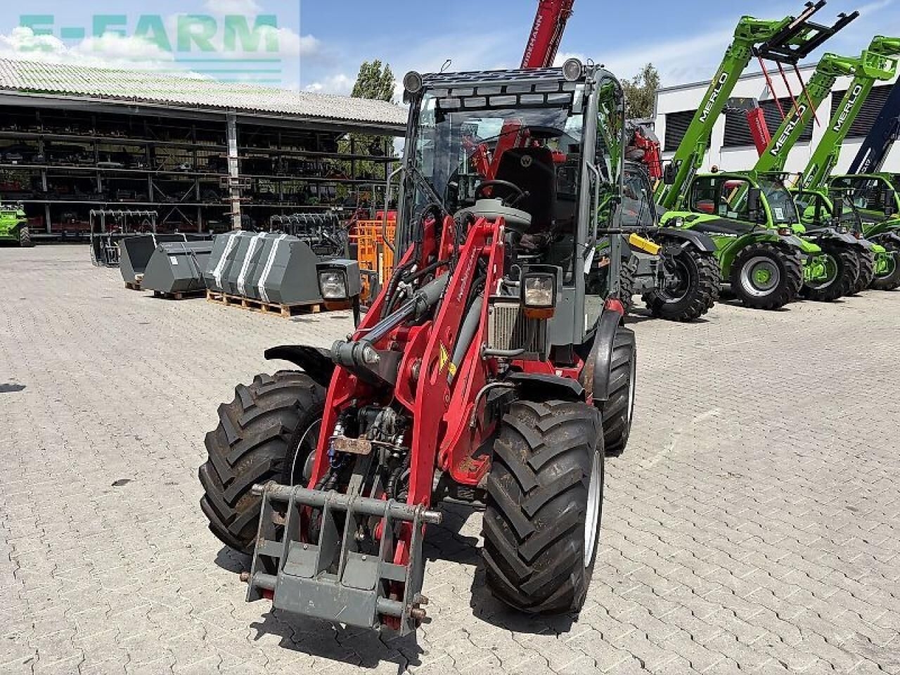 Mini pelle Weidemann 2080 kabine 75ps 30km/h- Photo 3