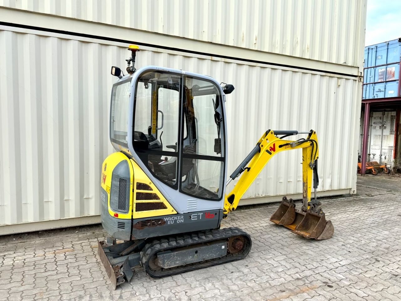 Minibagger Wacker Neuson ET16 / 2019 BJ / 1.224 H / 3x Löffel- Photo 2