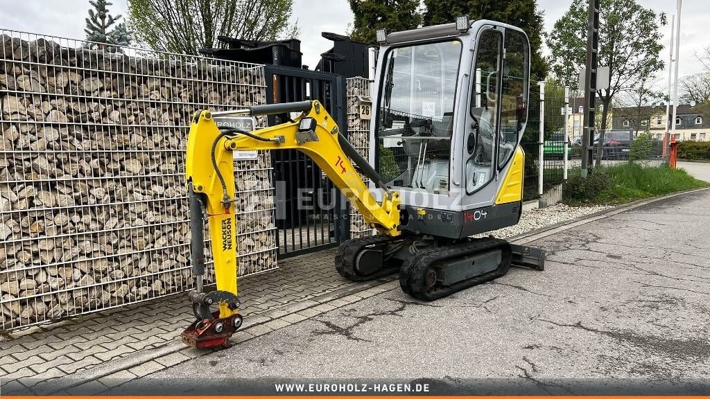 Minigraafmachine Wacker Neuson 1404 Minibagger, Schnellwechsler MS01, Knickmatik- Photo 2