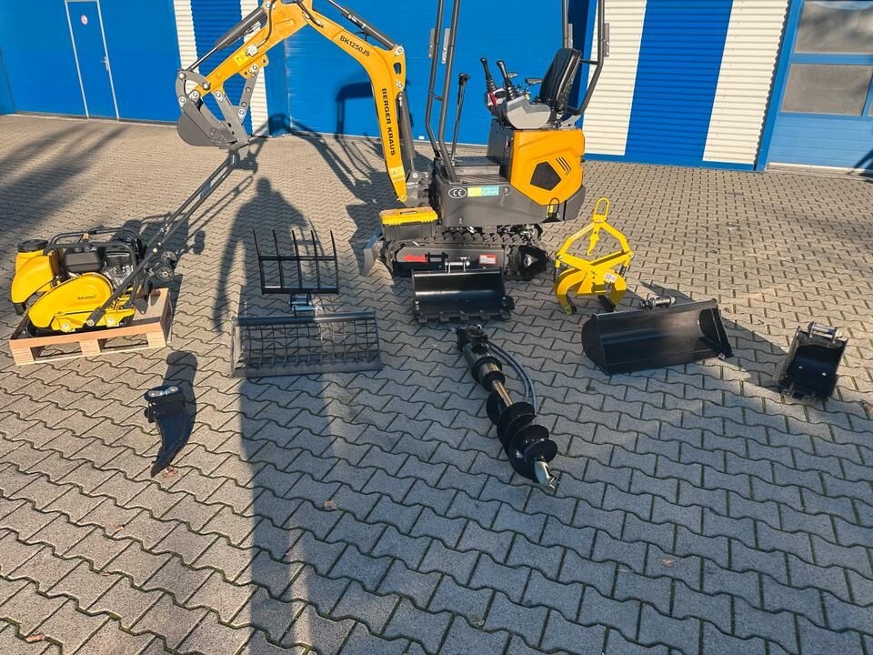 Minibagger Minibagger BK1250JS + Rüttelplatte + Kleines Zubehörpaket *INKL.19% MWST*BERGER KRAUS*KUBOTA*SCHWENKARM*SOFORT!*- Photo 3