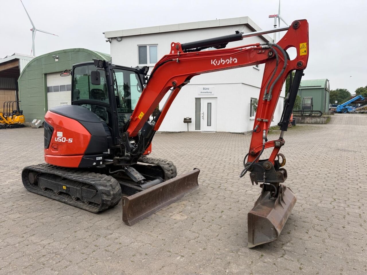 Minibagger Kubota U50-5, BJ 22, 690 BH, ZH I+II, MS03, Tieflöffel- Photo 3