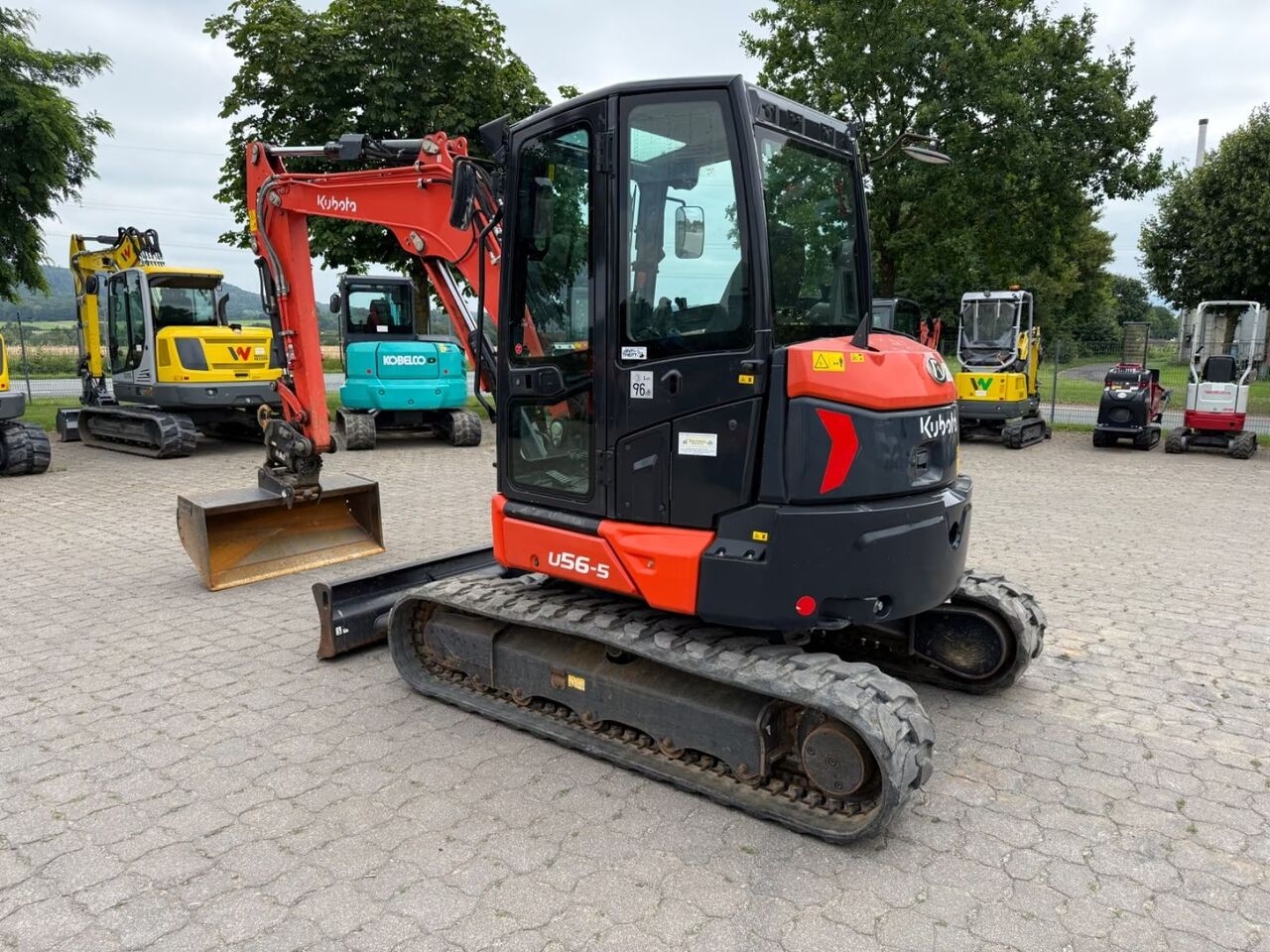 Mini pelle Kubota U56-5, BJ 22, 1650 BH, Powertilt HS03 Klima, GL- Photo 2