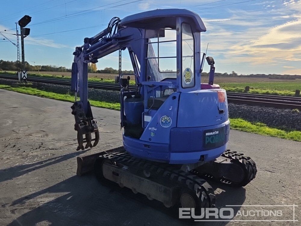 Minigraafmachine Komatsu PC28UU-2- Photo 3