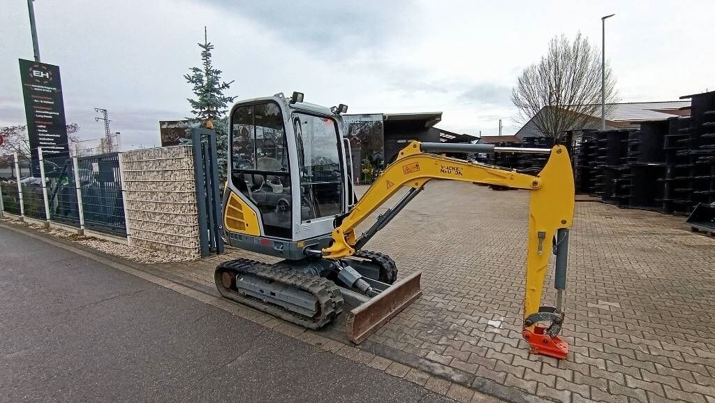 Minigraafmachine Wacker Neuson ET 24 Knickmatik, mech. Schnellwechsler MS01,- Photo 2