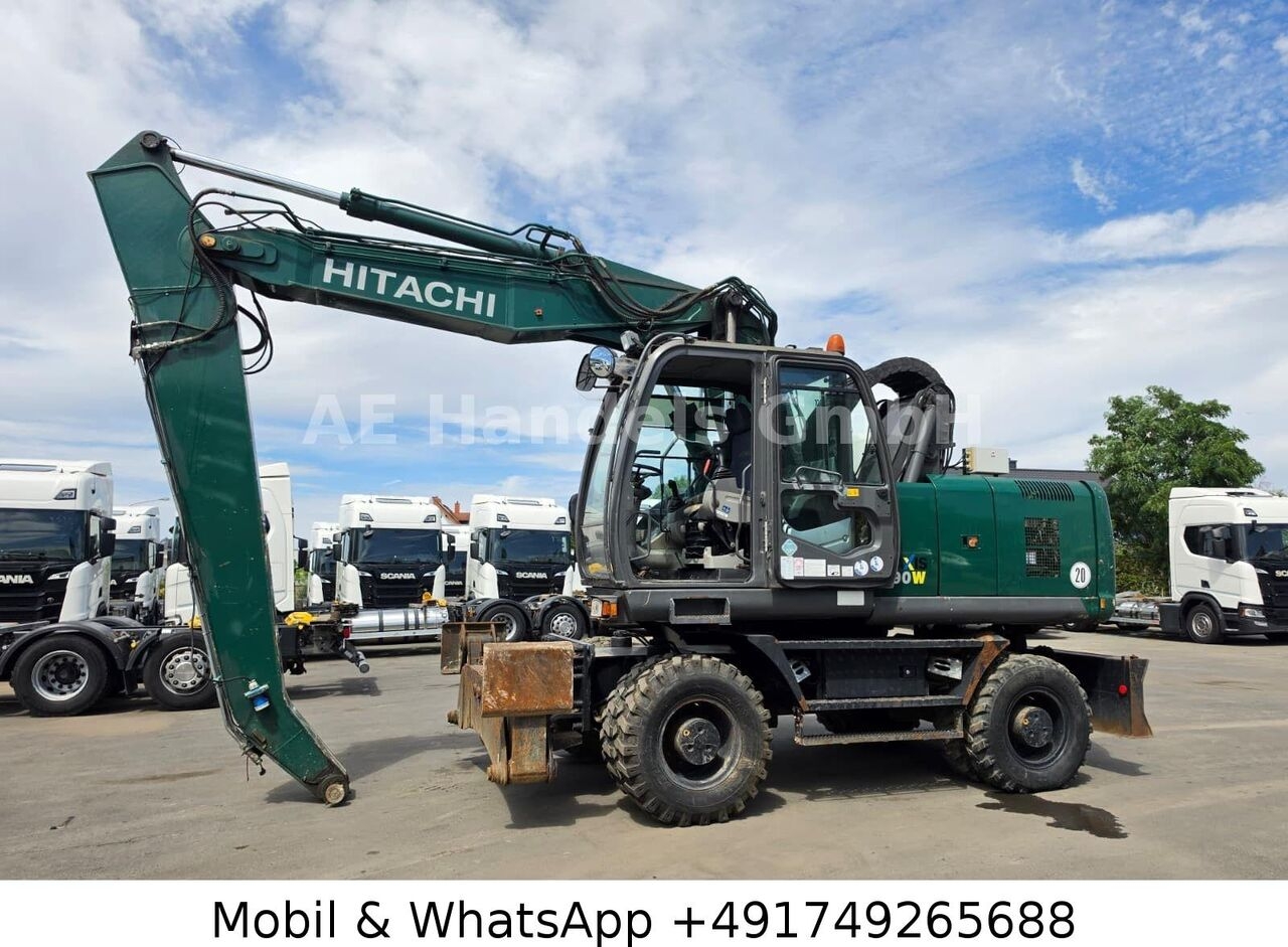 Mobilbagger Hitachi ZX 190W-3 Verstellausleger *Klima/Planier- Photo 3