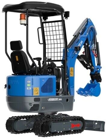Mini excavator Rippa Minibagger R10 Pro 2-Zylinder Kubota Motor Verstellfahrwerk- Photo 2