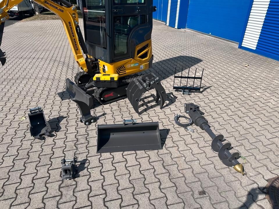 Minibagger Minibagger BK1000KJSR inkl. kleinem Zubehörpaket *INKL.19% MWST*BERGER KRAUS* VERSTELLFAHRWERK*SCHWENKARM*SOFORT!*- Photo 3