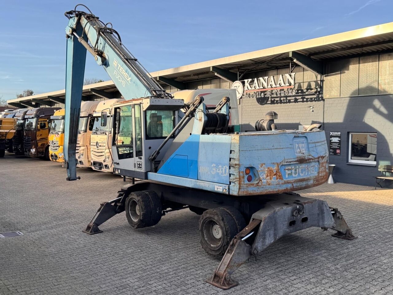 Pelle sur pneus Fuchs Terex MHL 340 Umschlagbagger Magnet Fuchs Terex MHL 340 Umschlagbagger Magnet- Photo 2