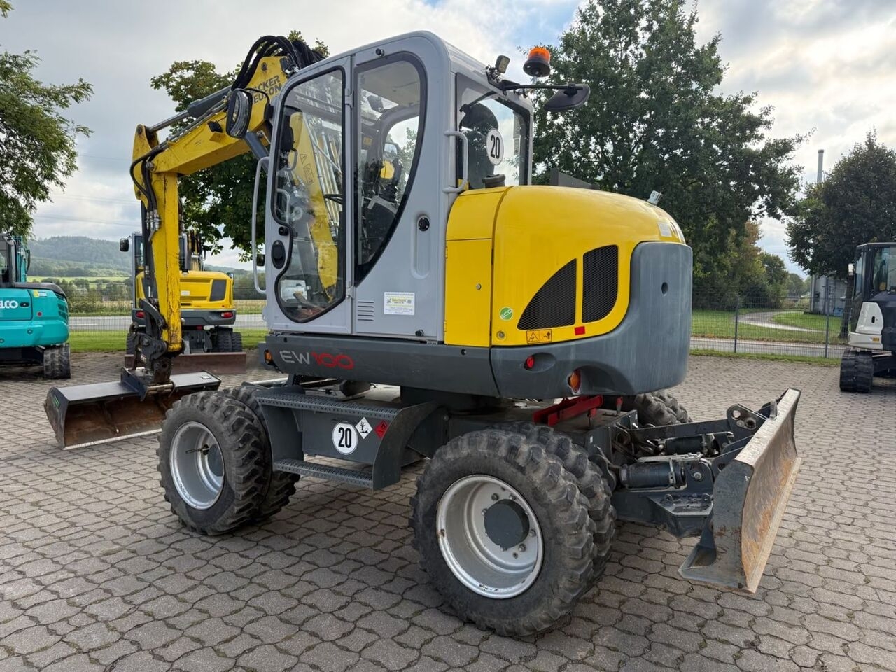 Wheel excavator Wacker EW 100, Bj 21, 1650 BH, VA, Powertilt HS08, GL- Photo 2