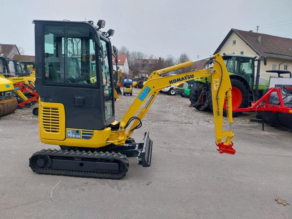 Minigraafmachine Minibagger Komatsu PC 16 Bagger Kettenbagger Minibagger Komatsu PC 16 Bagger Kettenbagger- Photo 3