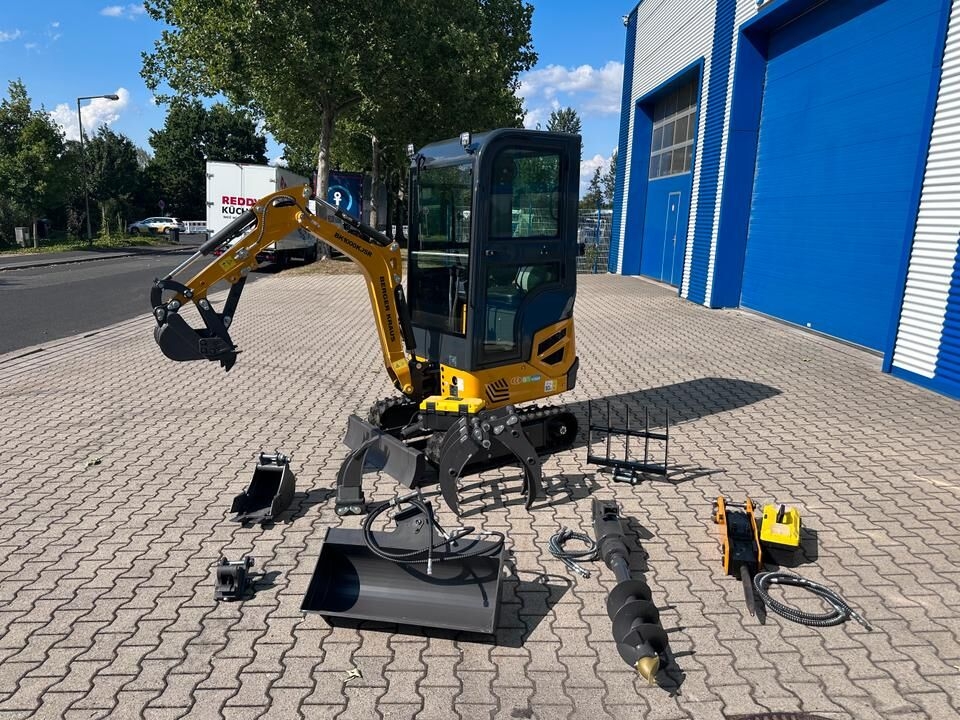 Minibagger Minibagger BK1000KJSR inkl. großem Zubehörpaket *INKL.19% MWST*BERGER KRAUS* VERSTELLFAHRWERK*SCHWENKARM*SOFORT!*- Photo 2