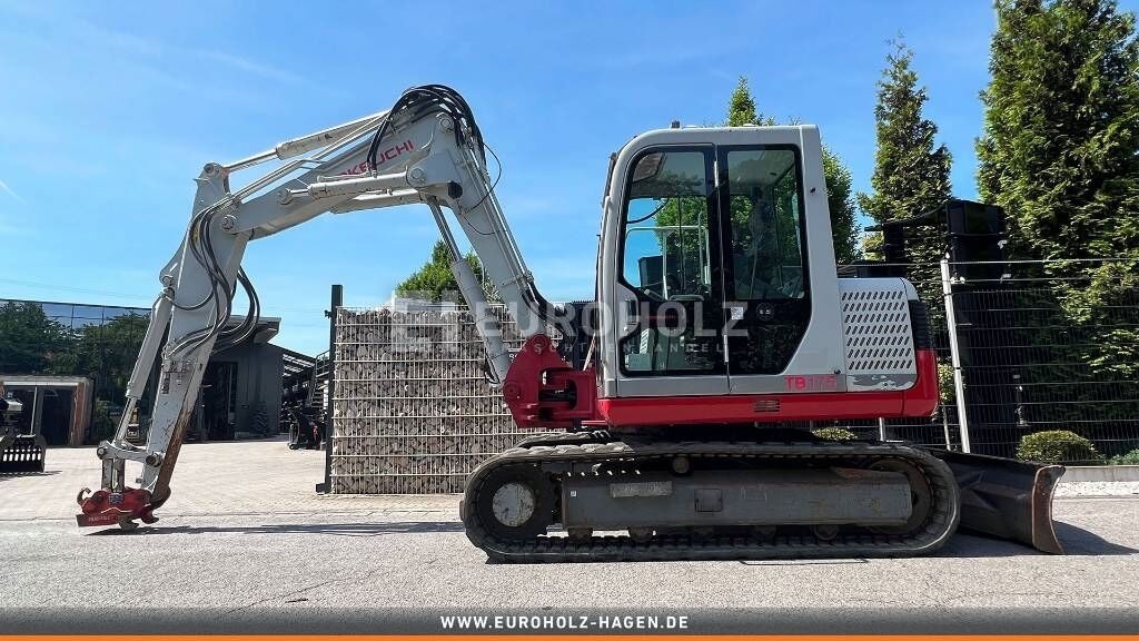 Minigraafmachine Takeuchi Minibagger TB 175, SW MS08, hydr. Verstellausleger- Photo 3