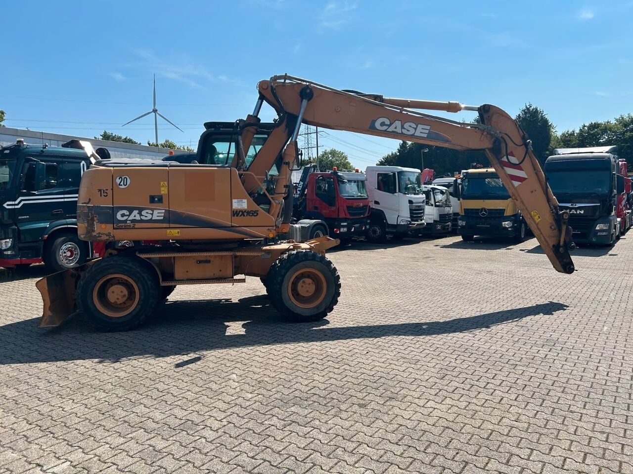 Wheel excavator Case Mobilbagger WX165- Photo 3
