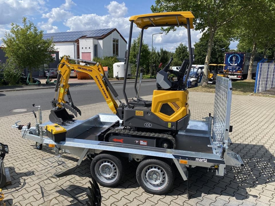 Minigraafmachine Vermietung / Minibagger 1-Tonne inkl. Anhänger / 1 Woche / Verstellfahrwerk / Schwemnkarm / Anbaugeräte Vermietung / Minibagger 1-Tonne inkl. Anhänger / 1 Woche / Verstellfahrwerk / Schwemnkarm / Anbaugeräte- Photo 3