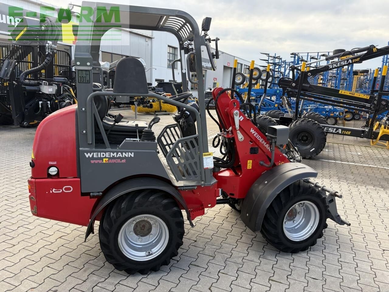 Minigraafmachine Weidemann 1160 mit euro 30km/h hochdruckfahrantrieb- Photo 3